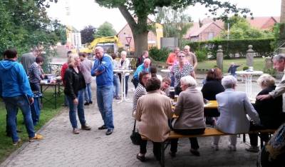 Gute Gespräche, gute Stimmung.