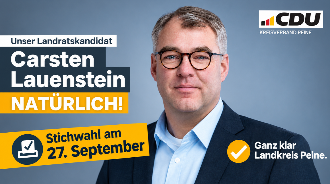 Stichwahl um das Amt des Landrats am 27. September. <a href=
